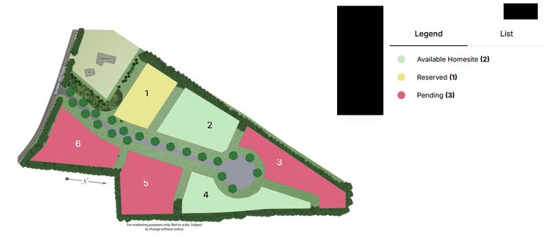 Map of site