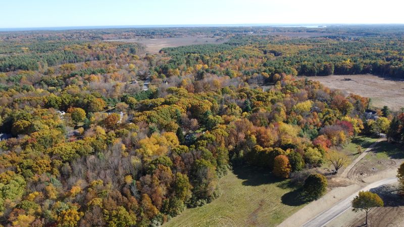 looking west to the sea