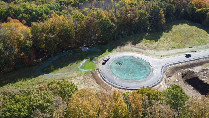 area being hydroseeded